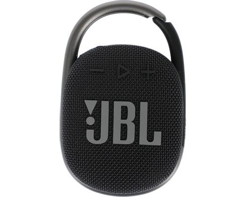 Колонка портативная JBL Clip 4, 5Вт, черный [jblclip4blk]