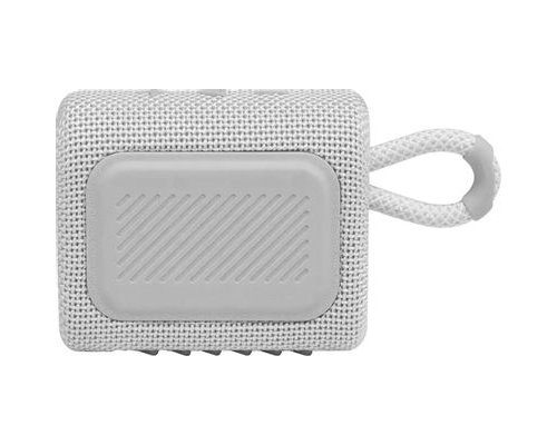 Колонка портативная JBL GO 3, 4.2Вт, белый [jblgo3wht]