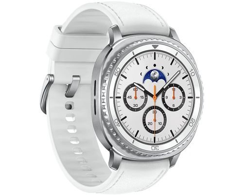 Смарт-часы Samsung Galaxy Watch 8 Classic LTE 46мм, 1.34, белый/серебристый (2119954)