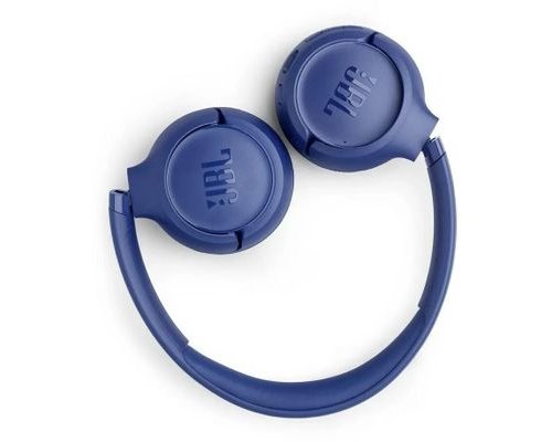 Наушники JBL Tune 530BT, Bluetooth, накладные, синий [jblt530btblueu]