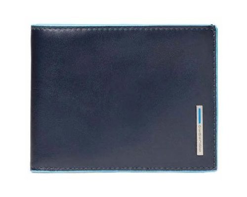 Men's wallet Piquadro Blue Square, blue, genuine leather