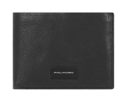 Wallet for men Piquadro Harper, genuine leather, black (1580936)