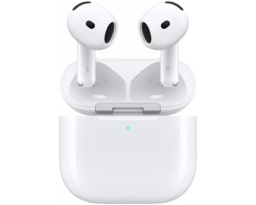 Наушники Apple AirPods 4 ANC A3055,A3056,A3059, Bluetooth, вкладыши, белый (2060388)