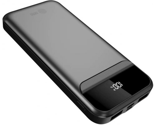 External battery Cactus CS-PBFSCA-10000, 10000mAh, grey (2032367)