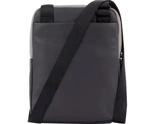 Bag men's Piquadro Urban, genuine leather, black /grey (1701197)