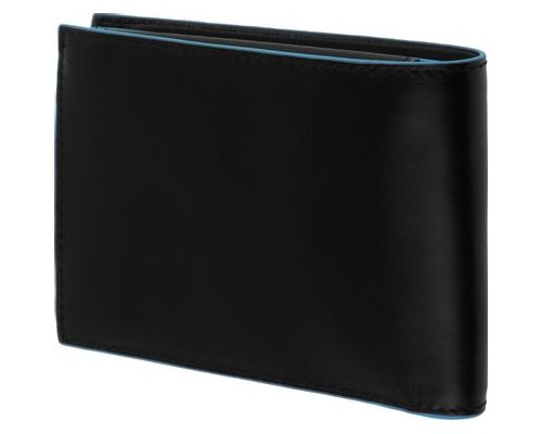 Men's wallet Piquadro Blue Square, genuine leather, black [pu257b2r/n]