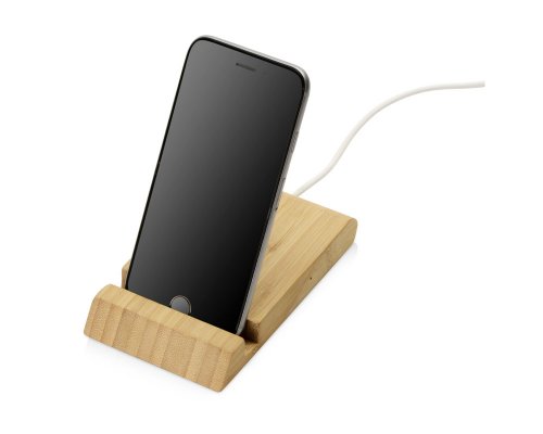 Устройство зарядное беспроводное из бамбука Bamboo collection Jetty, 10 Вт, натуральный (591074)
