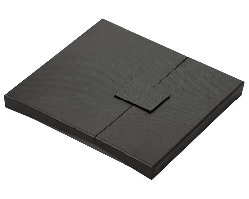 Gift set Lettertone Tesla with an A5 notepad, pen, and 10,000 mAh power bank, black