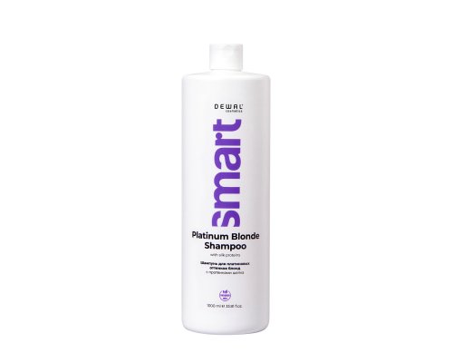 Шампунь для платиновых оттенков блонд Dewal Cosmetics Platinum Blonde Shampoo 1000 мл