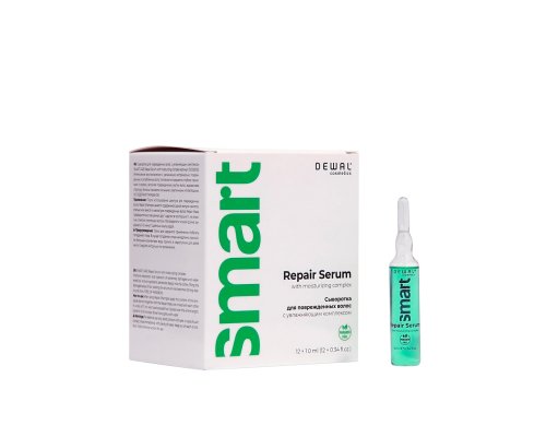 Serum for damaged hair Dewal Cosmetics Repair Serum 12 pcs 10 ml