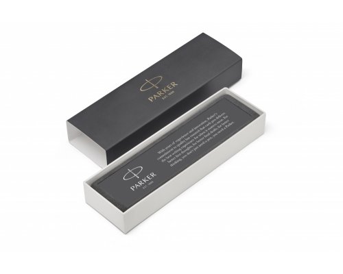 Набор подарочный Parker: ручка IM brushed metal GT роллер + шариковая