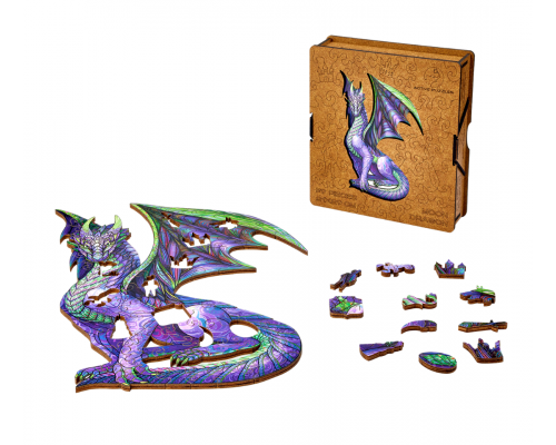 Пазл деревянный Active Puzzles Лунный дракон