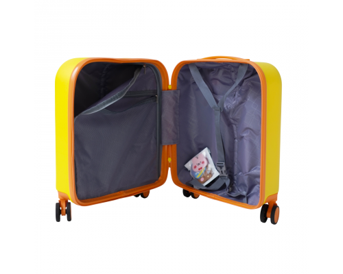 Children's suitcase Koool Family 21x37x46 cm, yellow