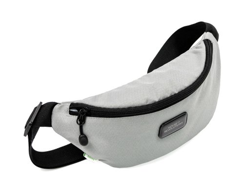 Bag belt Brand Charger Bumble universal waterproof made of recycled plastic, grey (936088)