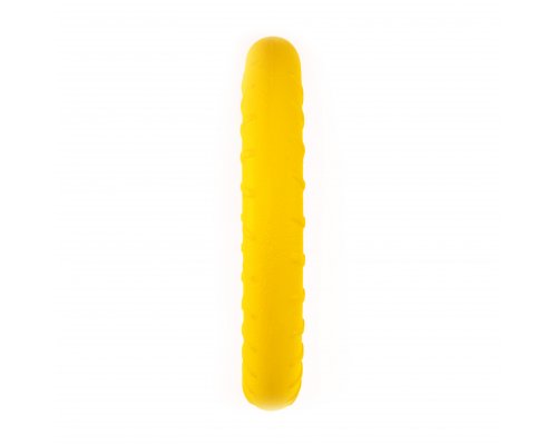 Rubber dog toy SkyRus Ring, yellow, 18x18x2.7cm (145105/yellow)