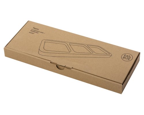 Rectangular bin  Eat Tapas brown RA-289055