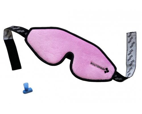 Mask for a sleep Routemark 3D Evolution pink + birches