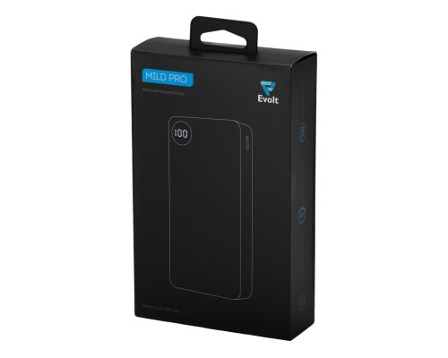 Аккумулятор внешний Evolt Mild Pro c быстрой зарядкой QC/PD, 20 000 mAh, белый (591246)