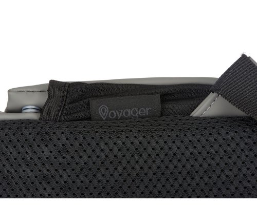 Backpack Voyager Sofit laptop made of eco‑leather, gray (935710)