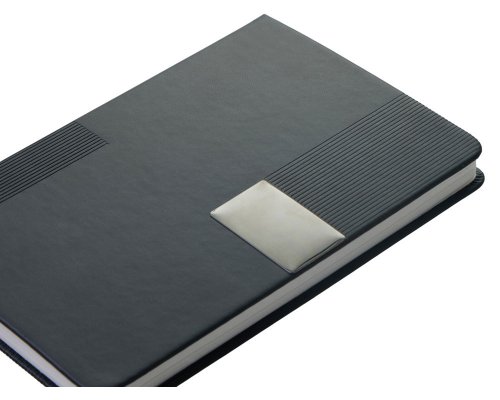 Gift set Lettertone Goethe with A5 notepad, 2 pens and a cardholder, black