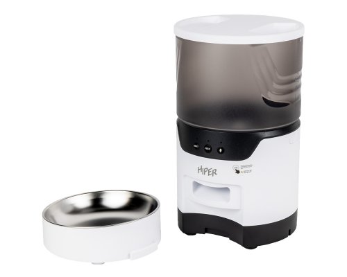 Кормушка умная Hiper Wi-Fi IoT Pet Feeder, 3000 мл, белый/черный RA-324985