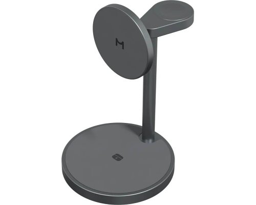Устройство зарядное беспроводное Magssory Base 3 в 1 Qi2 Midnight (WCH012m)