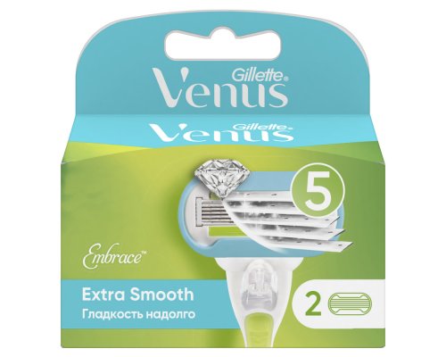 Кассеты сменные для бритвы Gillette Venus Extra Smooth Embrace 2 шт.