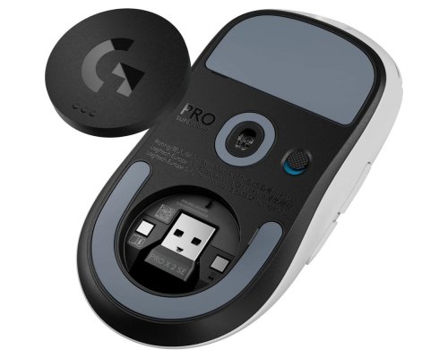 Мышь компьютерная Logitech Mouse PRO X SUPERLIGHT 2 SE White (910-007556)