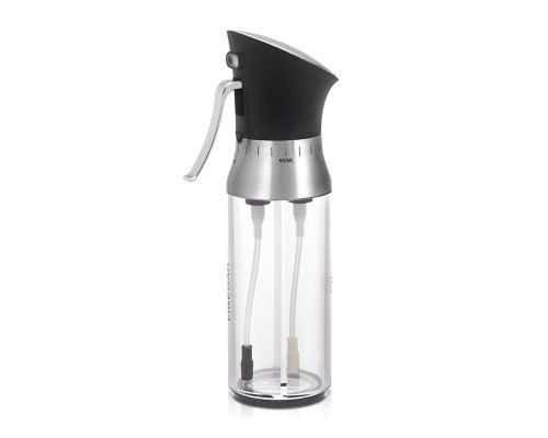 Dispenser oil and vinegar Eat&Bite Balsamic, silver, black (627019)