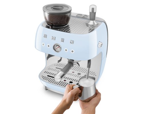 Espresso coffee machine Smeg EGF03PBEU blue