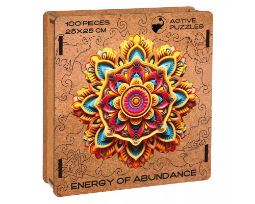 Wooden Puzzle Active Puzzles Energy of Abundance