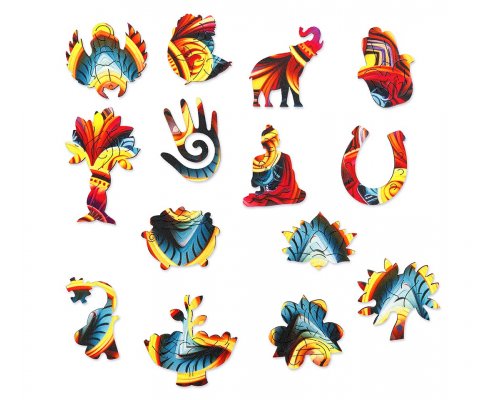 Wooden Puzzle Active Puzzles Energy of Abundance