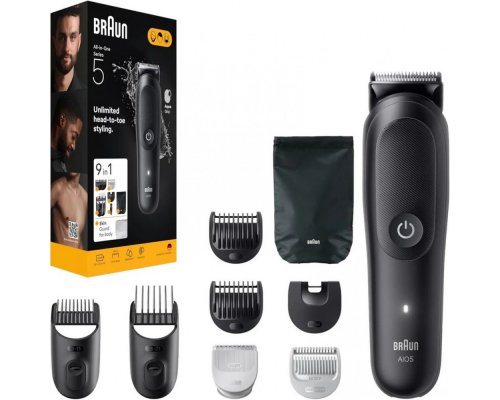 Триммер электрический Braun AIO5540 MULTI BLKMAT