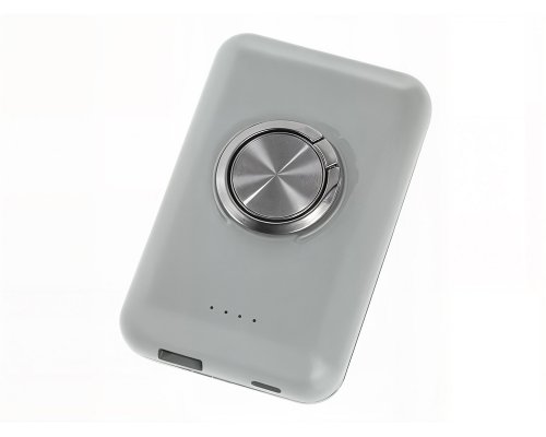 Battery external wireless magnetic Qjet MagnetIQ, 5000 mah, 10 W, grey (590970)