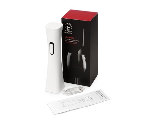Electric corkscrew for wine Master of Wine Turbo white RA-236883