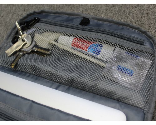 Backpack organizer waterproof Brand Charger Marco Polo for laptop 15.6", grey (936028)