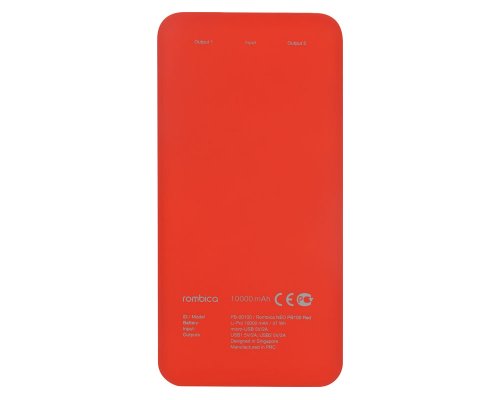 Аккумулятор внешний Rombica NEO PB100 Red, красный (595433)