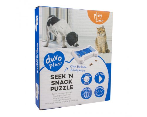 Игрушка-головоломка для животных развивающая пластиковая Duvo+ Косточка 24.5x20x4.5 RA-325570