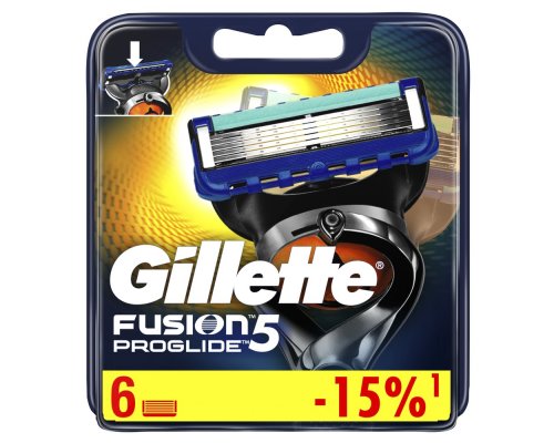 Кассеты сменные для бритвы Gillette Fusion5 ProGlide 6 шт.