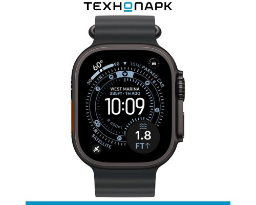Смарт-часы Apple Watch Ultra 3 49 мм Black, Ocean Band чёрный