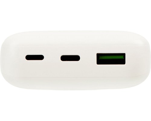 Аккумулятор внешний с быстрой зарядкой Qjet QC/PD CosmIQ, 10000 мАч, белый (696816)