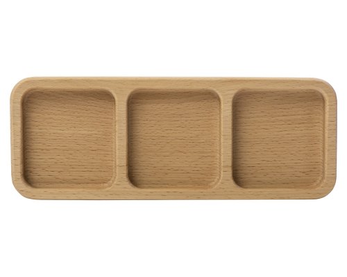 Rectangular bin  Eat Tapas brown RA-289055
