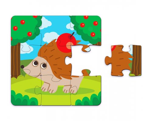 Пазл деревянный Active Puzzles Лесные животные