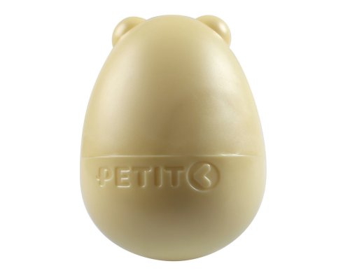 Игрушка-неваляшка для собак Petit Balu с погремушкой, желтая