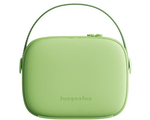 Cosmetic bag with mirror Fungoofun, backlight F536, green