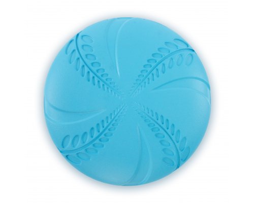Игрушка для собак SkyRus «‎Фрисби» резиновая, голубая, 20х20х1.9см (145068/blue)