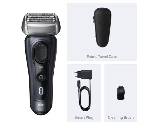 Бритва электрическая Braun Series 8 8603s Grey/серый