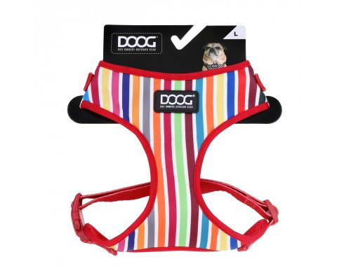 Шлейка для собак Doog Neoflex Scooby, красная, 40-56 см (HARMCSSOFT-M)