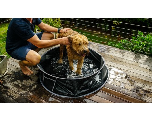 Бассейн для собак Doog, черный, L, 122х122х30 см RA-325557