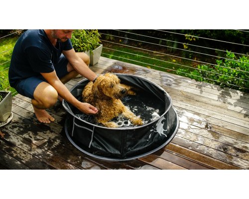 Бассейн для собак Doog, черный, L, 122х122х30 см RA-325557